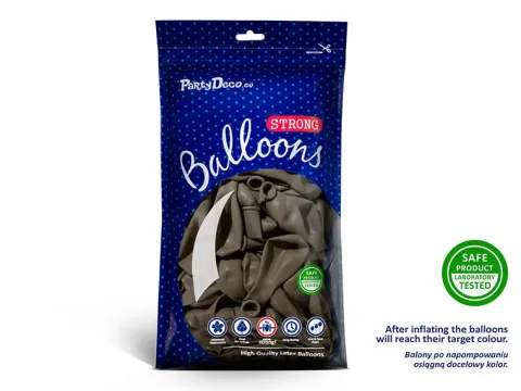 Balon Strong jednokolorowy 12 cali 100 szt. Pastel Cappuccino