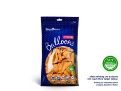 Balon Strong jednokolorowy 5 cali 100 szt. Pastel Mandarin Orange