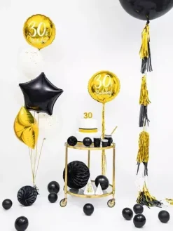 Balon Strong jednokolorowy 5 cali 100 szt. Pastel Black