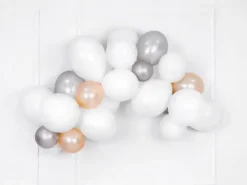 Balon Strong jednokolorowy 12 cali 100 szt. Pastel Pure White