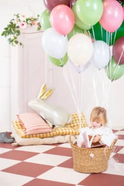Balon Strong jednokolorowy 12 cali 100 szt. Pastel Rosemary Green