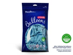 Balon Strong jednokolorowy 12 cali 100 szt. Pastel Baby Blue