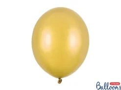 Balon Strong Metallic jednokolorowy 12 cali 100 szt. Metallic Gold