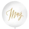 Balon ze złotym napisem ŻONA 1 metr