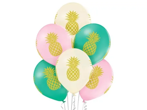 Balon Ananasy owoce 12 cali 1 szt.
