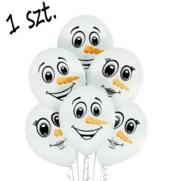Balon Bałwanek SNOWMAN 12 cali 1 szt. mix