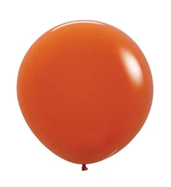 Balon 24 cale Sempertex Solid 1 szt. Sunset Orange