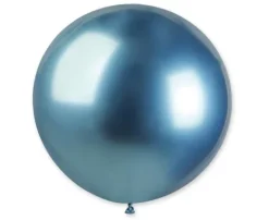 Balon Chrome Shiny 0,80 m Gemar kula niebieska