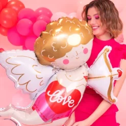Balon foliowy Amorek Love 91 x 81,5cm