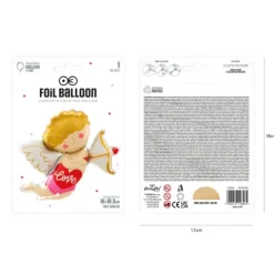 Balon foliowy Amorek Love 91 x 81,5cm