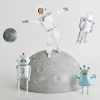 Balon foliowy Astronauta na powietrze, 45x81 cm 1 szt.