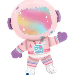 Balon foliowy Astronautka różowa 28 cali Grabo