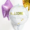 Balon Foliowy Baby Shower - Boy Chłopiec 45 cm niebieski
