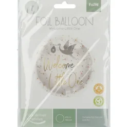 Balon Foliowy Baby Shower narodziny Welcome 45 cm