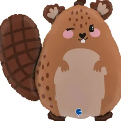 Balon foliowy Bóbr Woodland rozmiar 21 cali