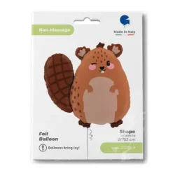 Balon foliowy Bóbr Woodland rozmiar 21 cali