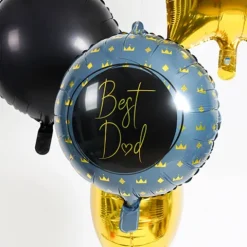 Balon foliowy BEST DAD Dzień Ojca 45 cm 1 szt.