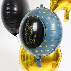 Balon foliowy BEST DAD Dzień Ojca 45 cm 1 szt.