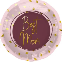 Balon foliowy BEST MOM Dzień Matki 45 cm 1 szt.