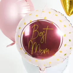 Balon foliowy BEST MOM Dzień Matki 45 cm 1 szt.