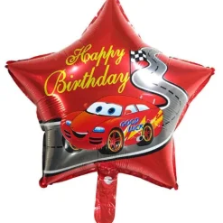 Balon Foliowy Cars gwiazda 18 cali /45 cm