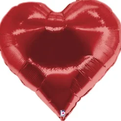 Balon foliowy Casino Heart Kier, czewień rozmiar 30 cali