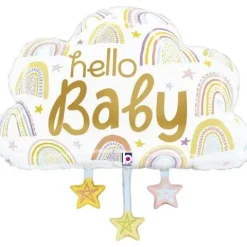 Balon foliowy chmurka Hello Baby 28 cali