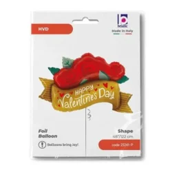 Balon foliowy Czerwone Róże Happy Valentine's Day 41 cali