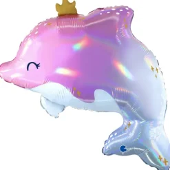 Balon foliowy delfiin błyszczący Holo 27 cali