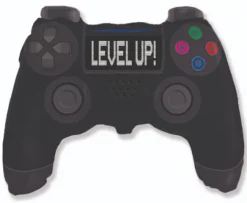 Balon foliowy dla gracza Urodzinowy Pad Kontroler do gry Level up! 24 cale