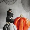 Balon foliowy Dynia stojący 90x90 cm Pomarańczowy