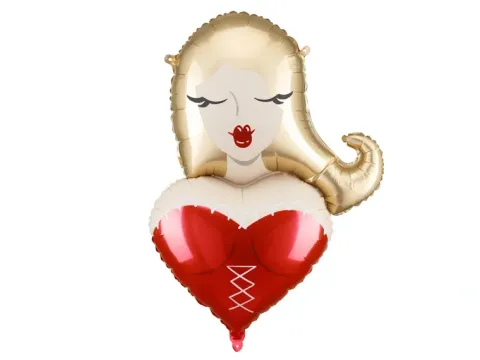 Balon foliowy Dziewczyna 57 x 74,5 cm