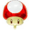 Balon foliowy grzybek Super Mario czerwony 47 x 50 cm