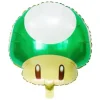 Balon foliowy grzybek Super Mario zielony 47 x 50 cm