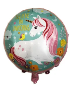 Balon foliowy JEDNOROŻEC Believe in Unicorns 45 cm