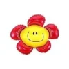 Balon foliowy kwiatek różowy 14 cali na powietrze / na patyk