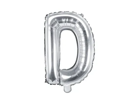 BALON foliowy Litera D 35 cm na POWIETRZE