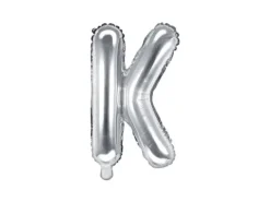 BALON foliowy Litera K 35 cm na POWIETRZE