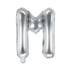 BALON foliowy Litera M 35 cm na POWIETRZE