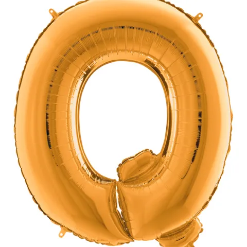 Balon foliowy litera Q alfabet złota 40 cali