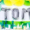 BALON foliowy Litera T 35 cm na POWIETRZE