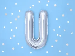 BALON foliowy Litera U 35 cm na POWIETRZE