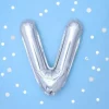 BALON foliowy Litera V 35 cm na POWIETRZE