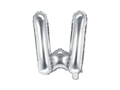 BALON foliowy Litera W 35 cm na POWIETRZE