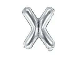 BALON foliowy Litera X 35 cm na POWIETRZE