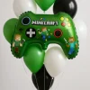 Balon foliowy Minecraft w kształcie pada do gier – zielony 67 x 65 cm