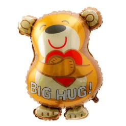 Balon foliowy Miś z sercem BIG HUG na Walentynki 28 cali