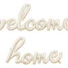 Balon foliowy napis Welcome Home, 335x71 cm, cappuccino