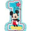 Balon foliowy na roczek Myszka Miki Mickey 48 x 71 cm
