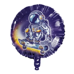 Balon foliowy niebieski kosmos 45 cm
